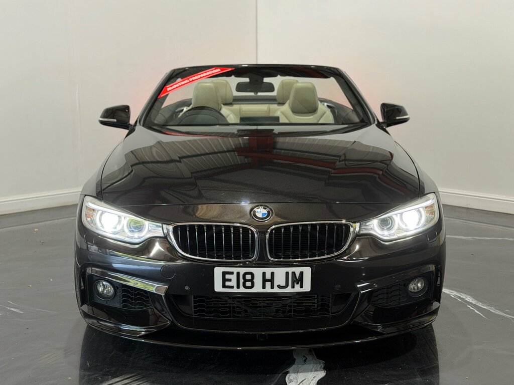 BMW 4 Series 3.0 435D M Sport Convertible Xdriv Black #2