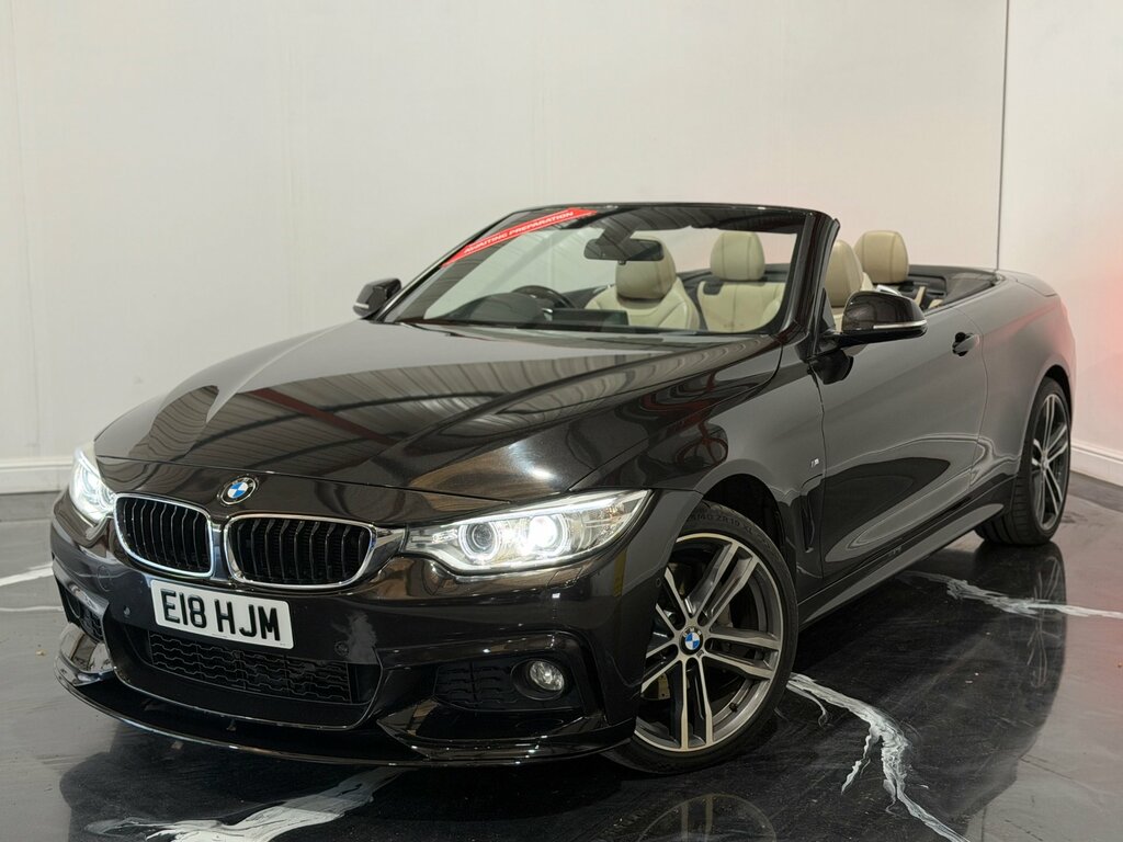 BMW 4 Series 3.0 435D M Sport Convertible Xdriv Black #3