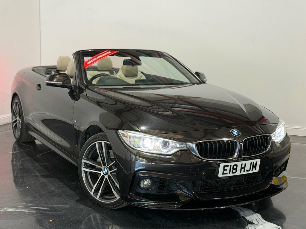BMW 4 Series 3.0 435D M Sport Convertible Xdriv Black