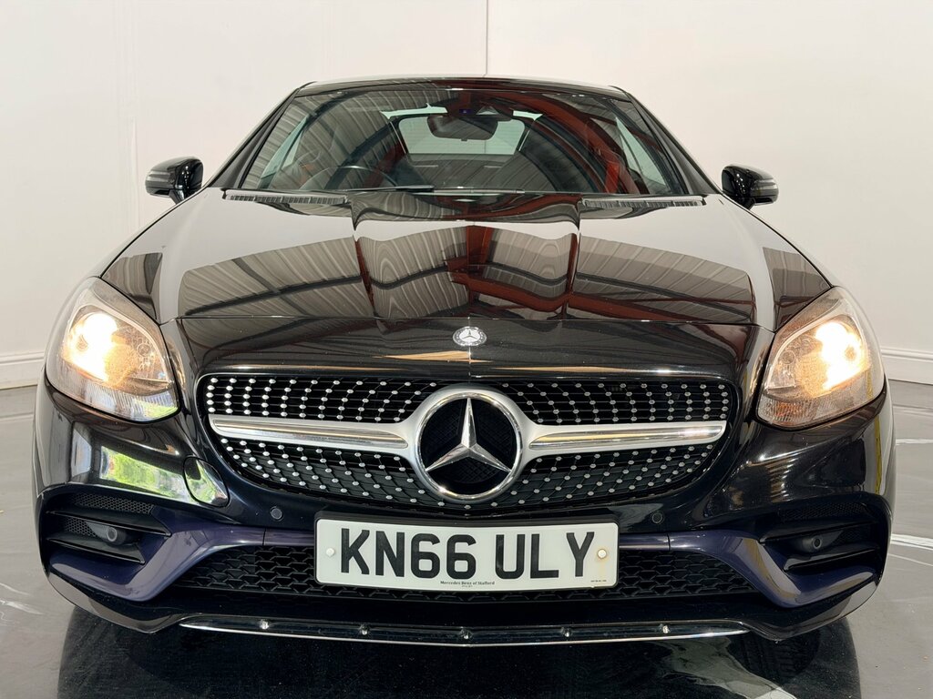 Mercedes-Benz SLC 2.0 Slc200 Amg Line Convertible G-troni Black #2