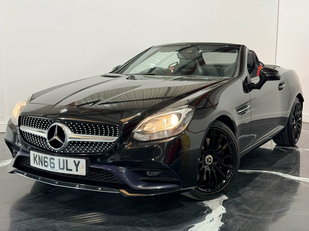 Mercedes-Benz SLC 2.0 Slc200 Amg Line Convertible G-troni Black #5