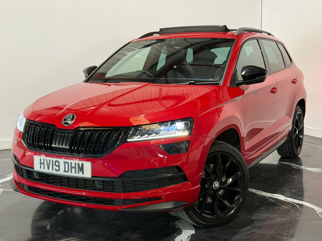 Skoda Karoq 1.5 Tsi Act Sportline Suv Dsg 4Wd Euro HV19DHM Red #3
