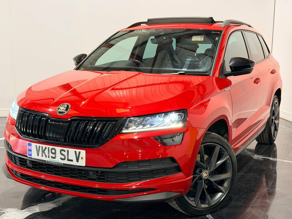 Skoda Karoq 1.5 Tsi Act Sportline Suv Dsg 4Wd Euro VK19SLV Red #3