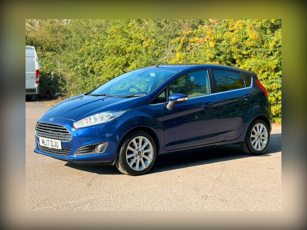 Ford Fiesta 1.0T Ecoboost Titanium Euro 6 Ss ML17DJU Blue #4