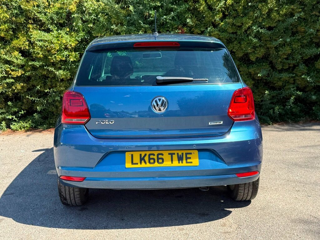 Volkswagen Polo 1.0 Bluemotion Tech Match Euro 6 Ss LK66TWE Blue #5