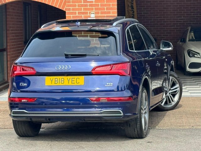 Audi Q5 2018 2.0 Tdi S Line S Tronic Quattro Euro 6 Ss Blue #4