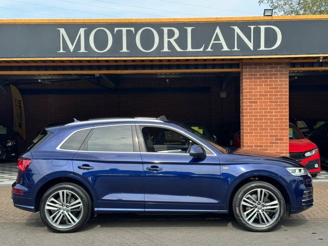 Audi Q5 2018 2.0 Tdi S Line S Tronic Quattro Euro 6 Ss Blue #5