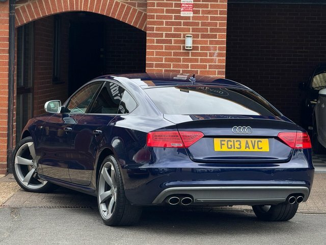 Audi S5 2013 3.0 Tfsi V6 Black Edition Sportback S Tronic Blue #3