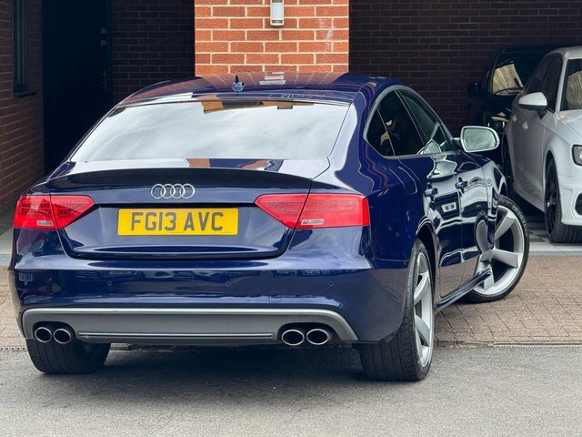 Audi S5 2013 3.0 Tfsi V6 Black Edition Sportback S Tronic Blue #4