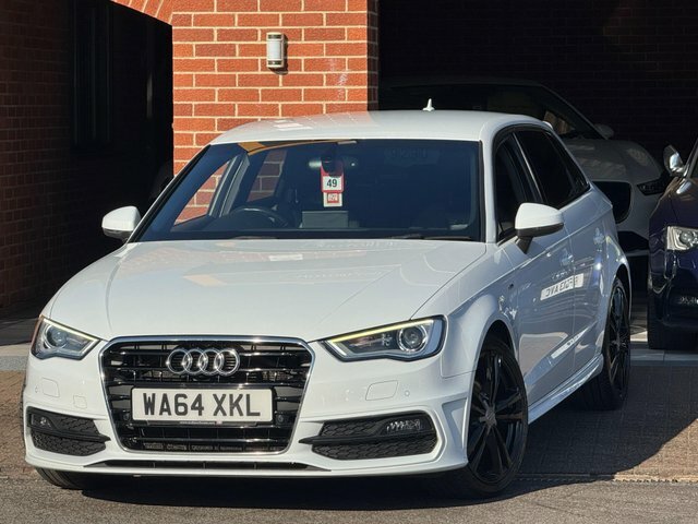 Audi A3 2014 2.0 Tdi S Line Sportback Euro 6 Ss White #2