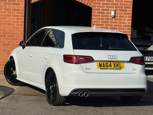 Audi A3 2014 2.0 Tdi S Line Sportback Euro 6 Ss White #3