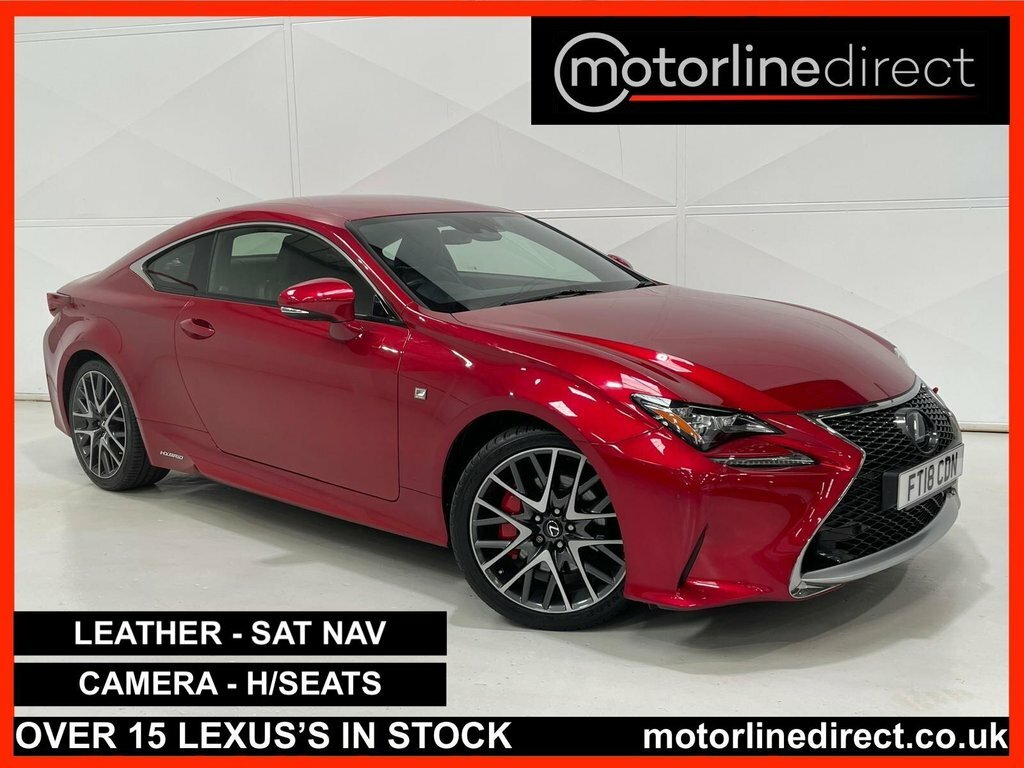 Lexus RC 2.5 300H F Sport Coupe Hybrid E-cvt Eur Red