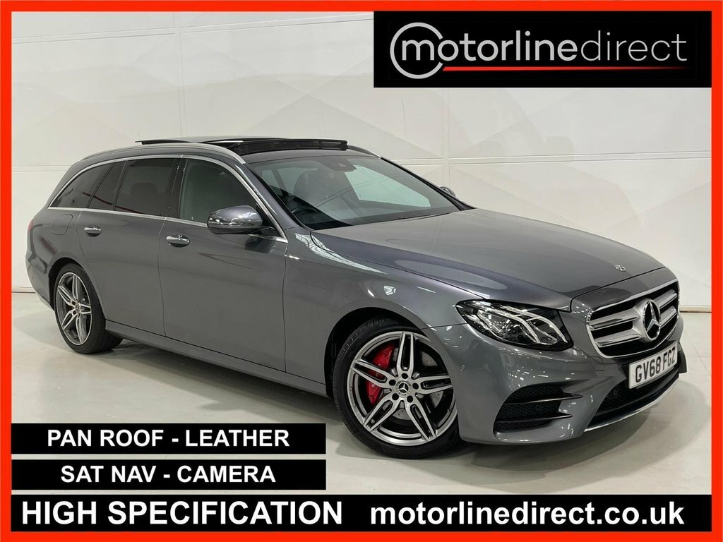 Mercedes-Benz E Class 2.0 E220d Amg Line Premium Estate G-t GV68FGZ Grey