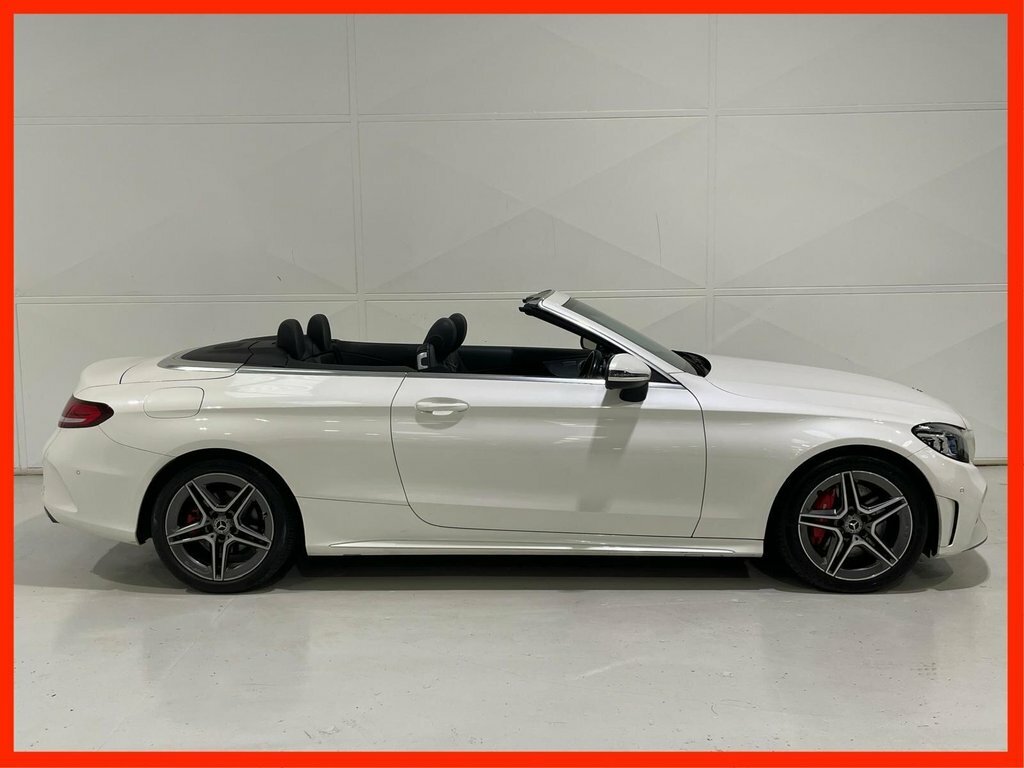 Mercedes-Benz C Class 2.0 C300d Amg Line Premium Cabriolet KM19FYG White