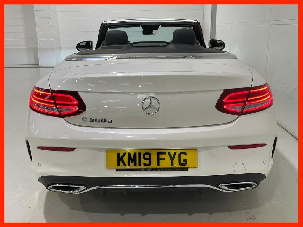 Mercedes-Benz C Class 2.0 C300d Amg Line Premium Cabriolet KM19FYG White #3