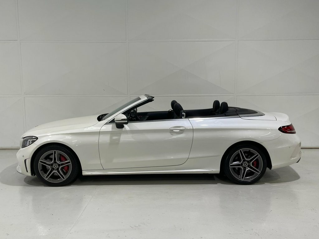 Mercedes-Benz C Class 2.0 C300d Amg Line Premium Cabriolet KM19FYG White #5