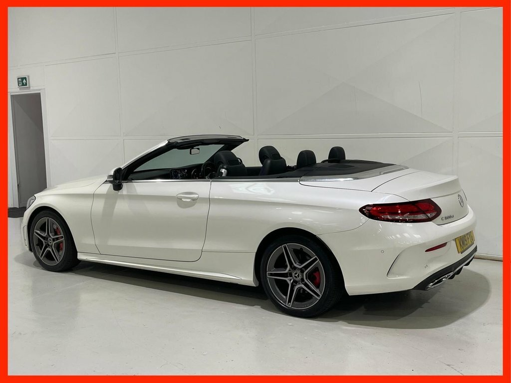 Mercedes-Benz C Class 2.0 C300d Amg Line Premium Cabriolet KM19FYG White #4