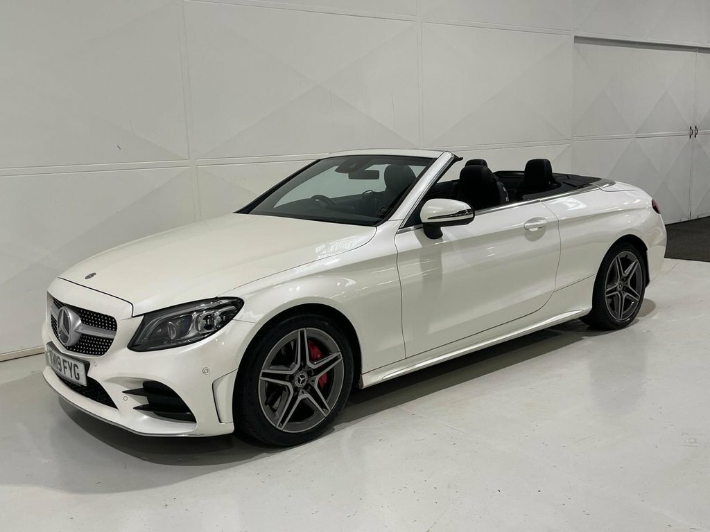 Mercedes-Benz C Class 2.0 C300d Amg Line Premium Cabriolet KM19FYG White #6
