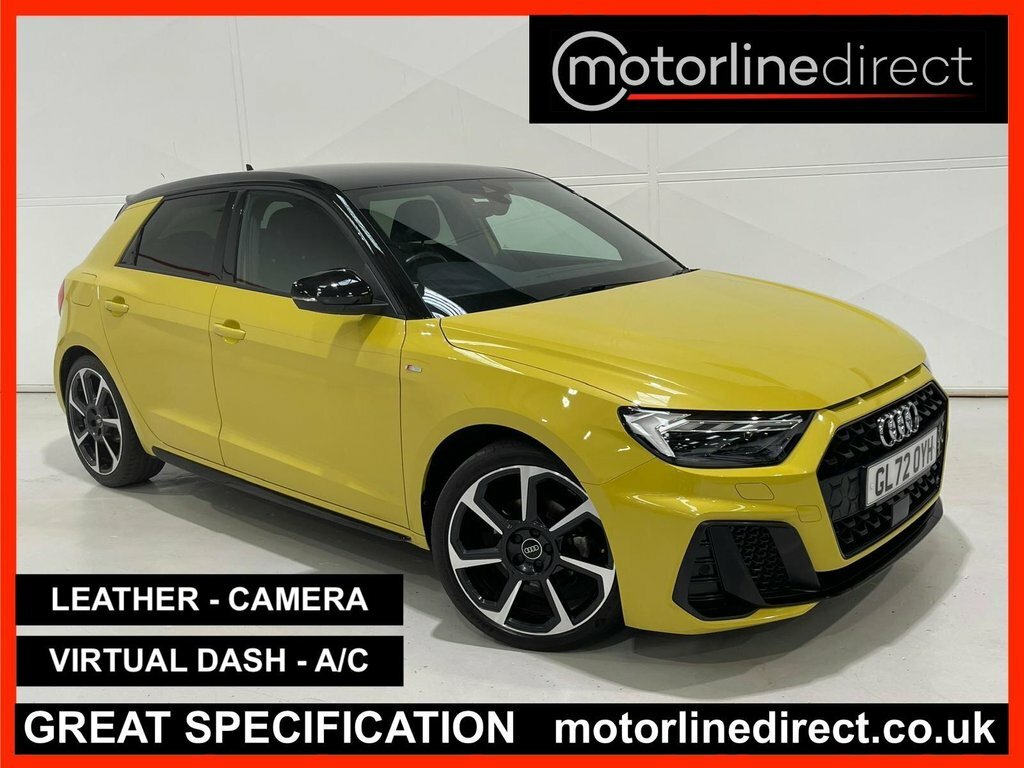 Audi A1 1.5 Tfsi 35 Black Edition Sportback S T GL72OYH Yellow