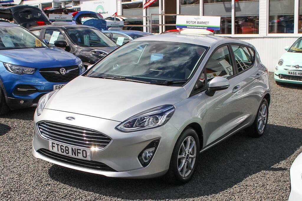 Ford Fiesta 1.0T Ecoboost Zetec Euro 6 Ss FT68NFO Silver #3
