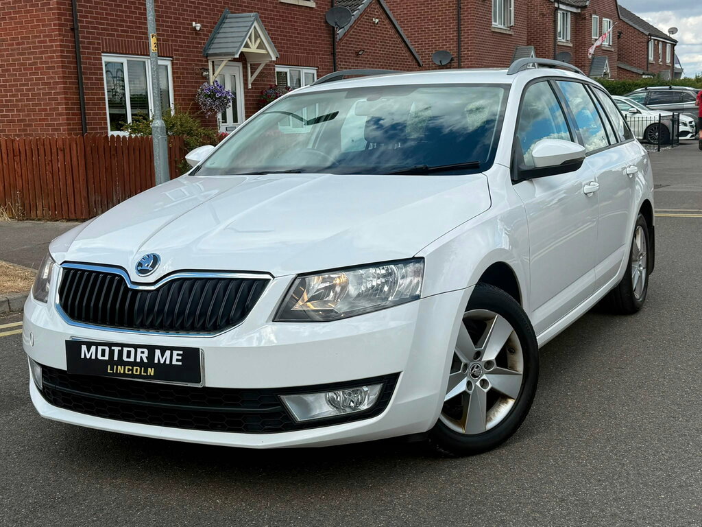Skoda Octavia 1.6 Tdi Se Estate Euro 5 Ss White