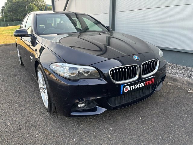 BMW 5 Series 2.0 528I M Sport Saloon Euro 6 S Black #3