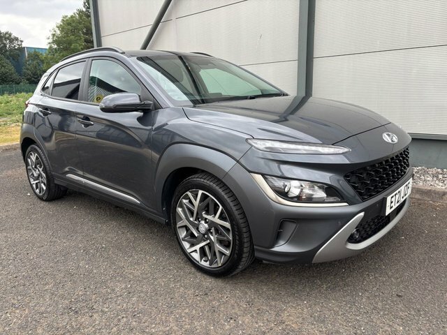 Hyundai Kona 1.6 H-gdi Premium Suv Hybrid Dct Euro 6 ET21JZF Grey