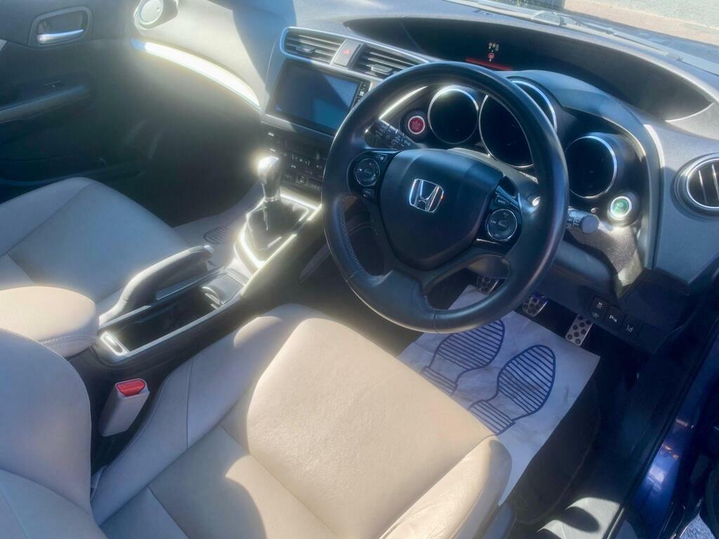 Honda Civic 1.8 I-vtec Se Plus Navi 5-Door Blue #10