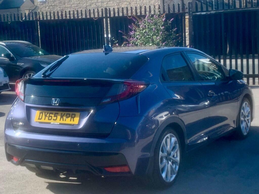 Honda Civic 1.8 I-vtec Se Plus Navi 5-Door Blue #8