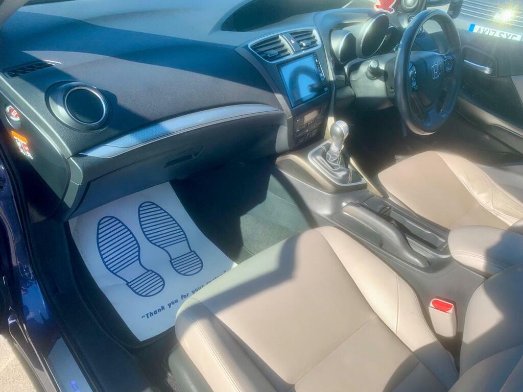 Honda Civic 1.8 I-vtec Se Plus Navi 5-Door Blue #9