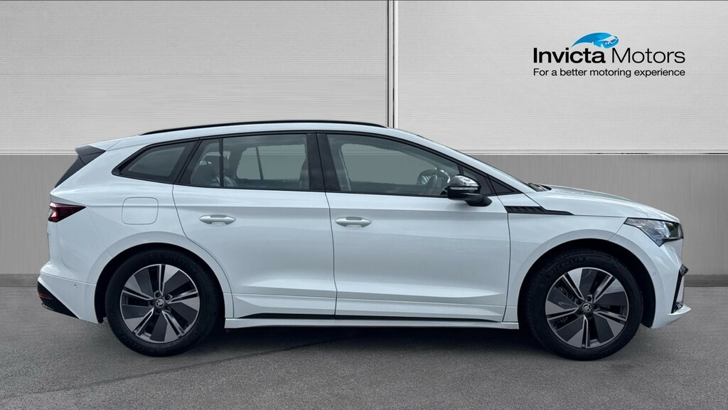 Skoda ENYAQ 85 White #2