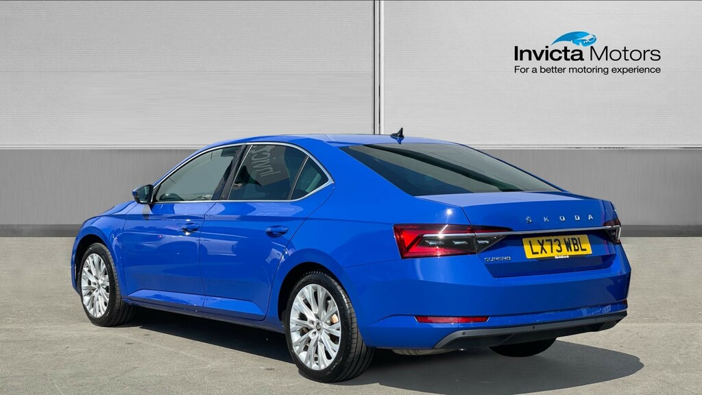 Skoda Superb Se L Blue #5