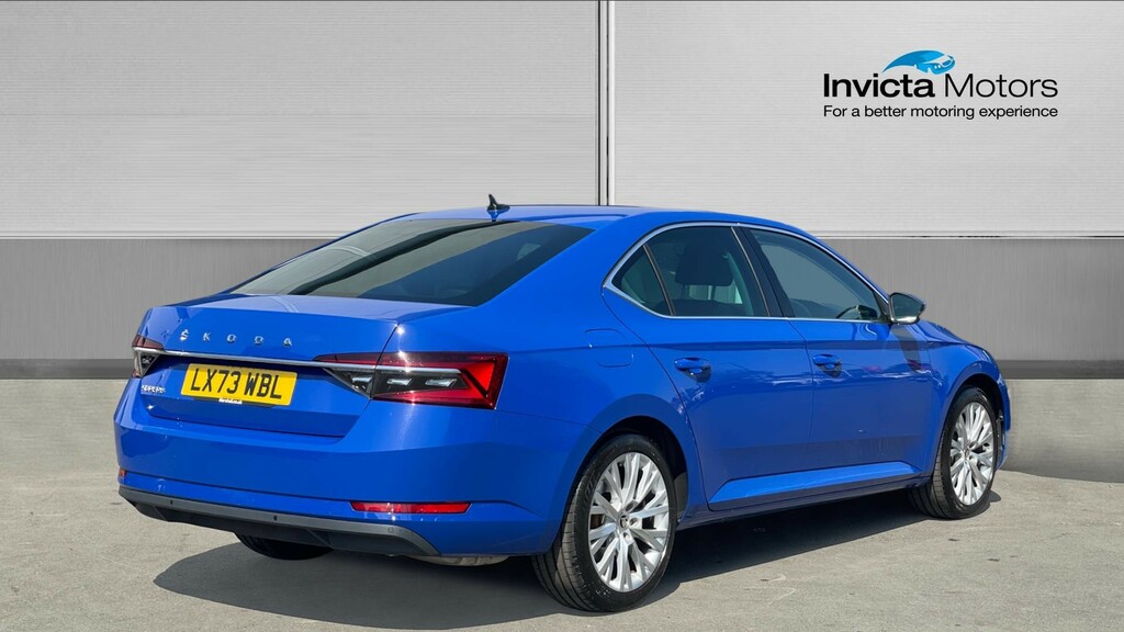 Skoda Superb Se L Blue #3