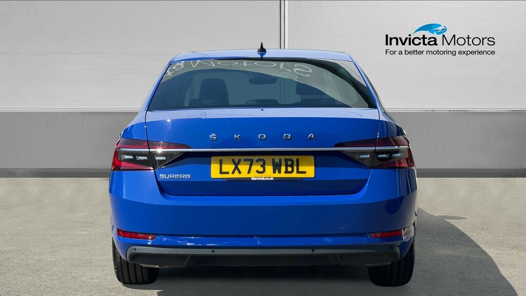 Skoda Superb Se L Blue #4