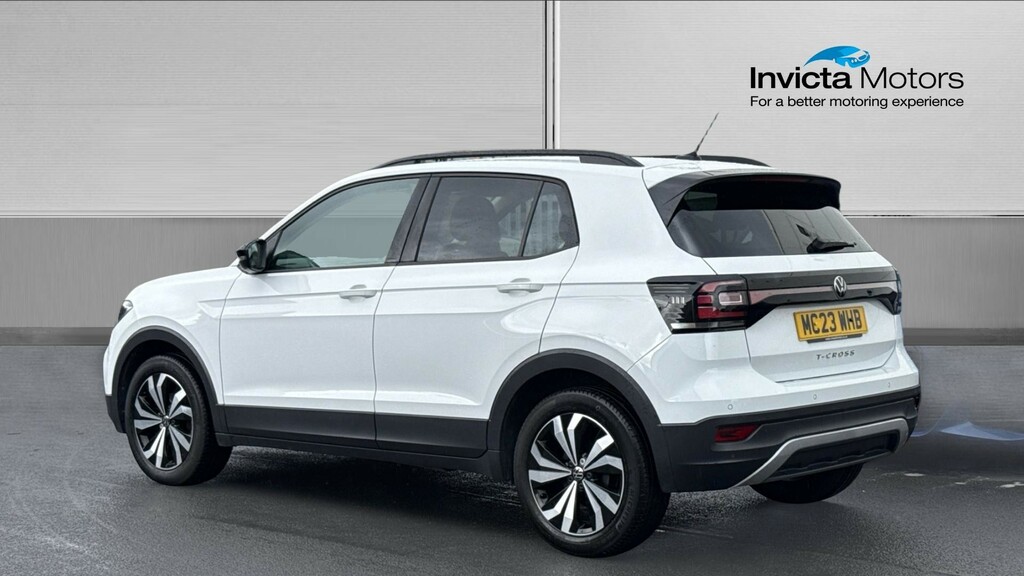 Volkswagen T-Cross Black Edition White #5
