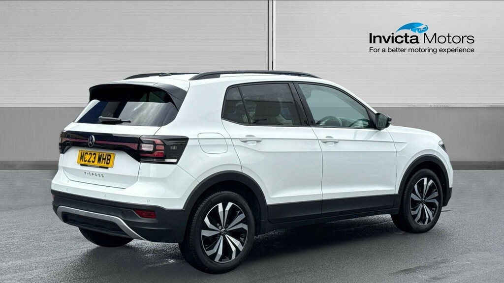 Volkswagen T-Cross Black Edition White #3