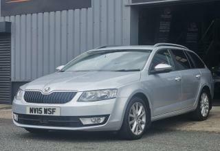 Skoda Octavia 1.6 Tdi Elegance Estate Dsg Euro 5 Ss Silver #5