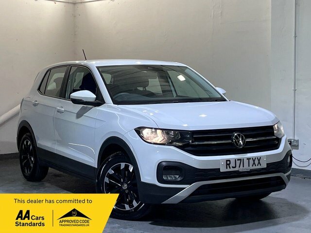 Volkswagen T-Cross 1.0 S Tsi 94 Bhp 17 Gloss Black Alloys Privacy RJ71TXX Black