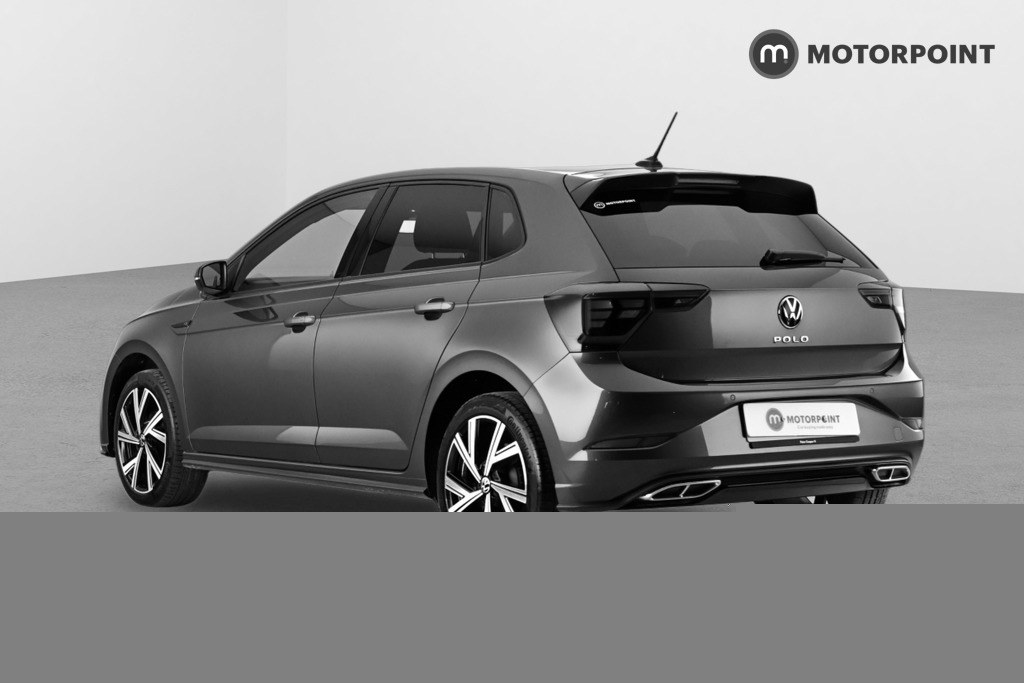 Volkswagen Polo 1.0 Tsi R-line Dsg Blue #4