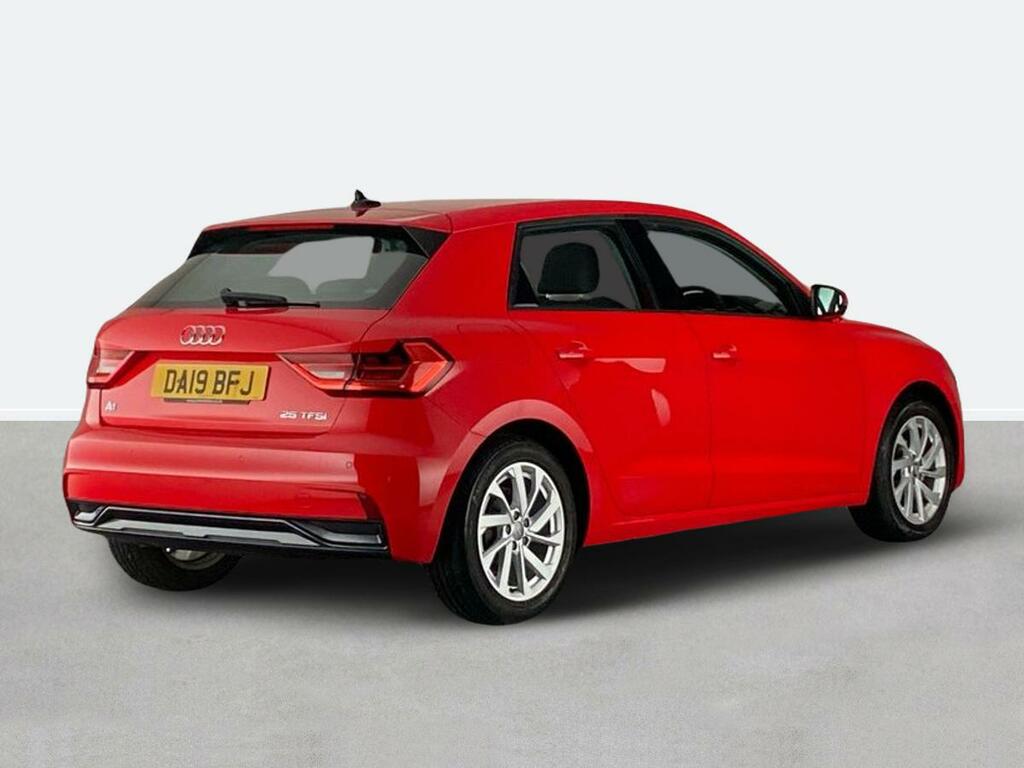 Audi A1 25 Tfsi Sport DA19BFJ Red #3