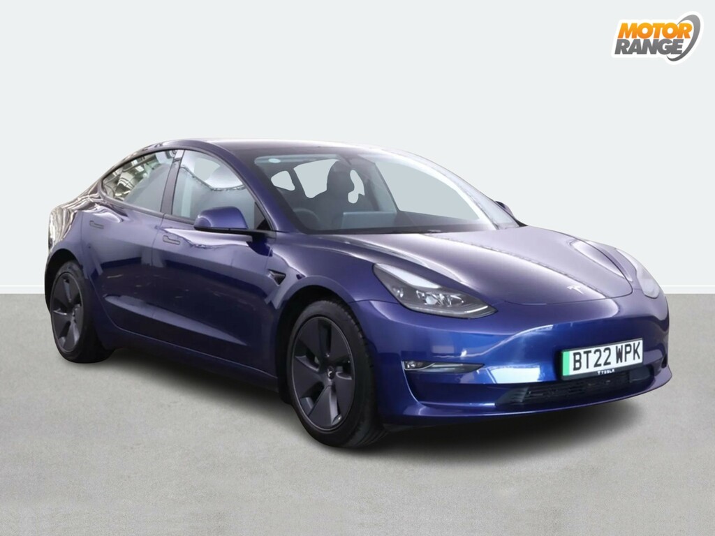Tesla Model 3 Long Range Awd Blue