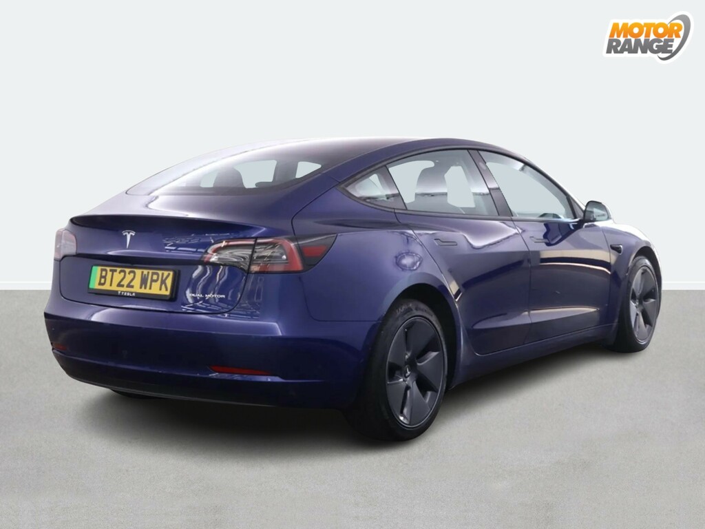Tesla Model 3 Long Range Awd Blue #4
