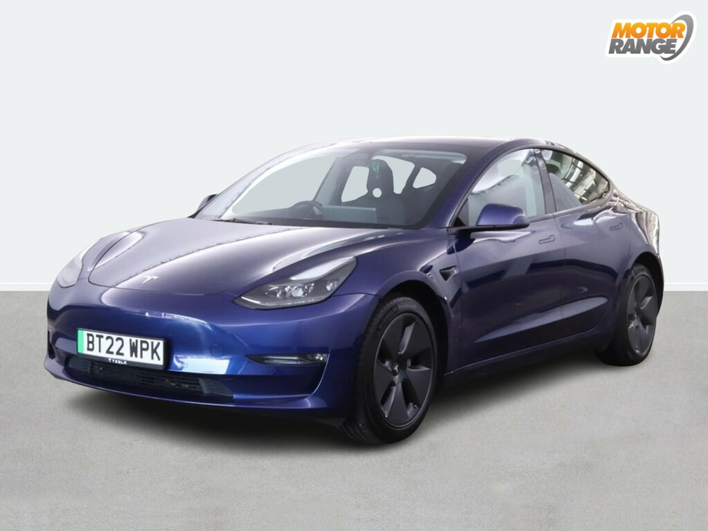 Tesla Model 3 Long Range Awd Blue #2