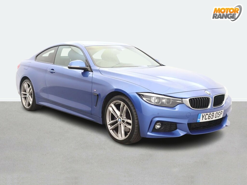 BMW 4 Series 420D 190 Xdrive M Sport Prof Media Blue