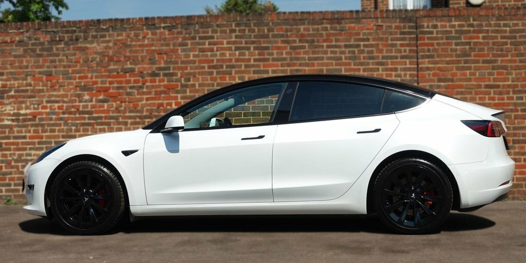 Tesla Model 3 Dual Motor Long Range Saloon 4 WR71PVZ White #3