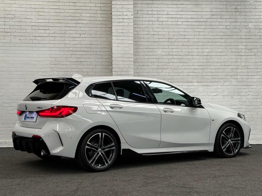 BMW 1 Series Hatchback 2.0 118D M Sport Lcp Euro 6 Ss TEMP332 White #2