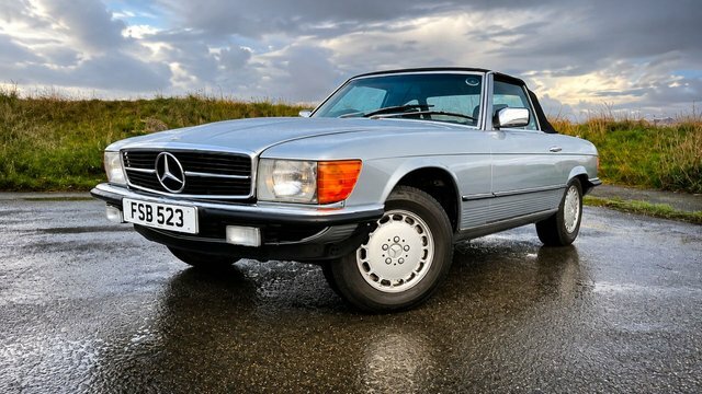 Mercedes-Benz SL Class 1984 2.7 280 Sl 185 Bhp Blue