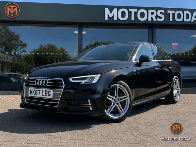 Audi A4 2017 2.0 Tdi Ultra S Line Saloon S Tron Black