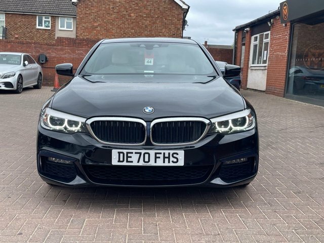 BMW 5 Series 2020 2.0 520D Mht M Sport Saloon Hybrid Black #6