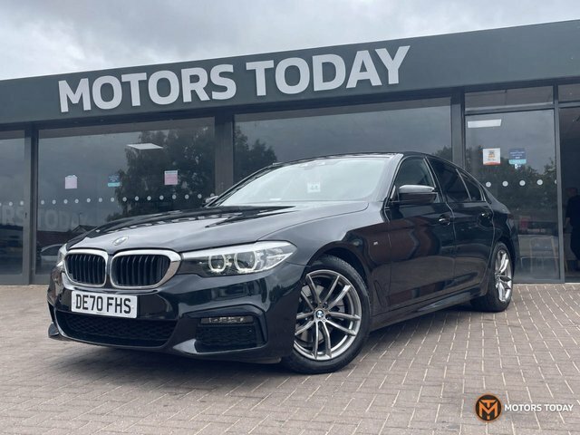 BMW 5 Series 2020 2.0 520D Mht M Sport Saloon Hybrid Black